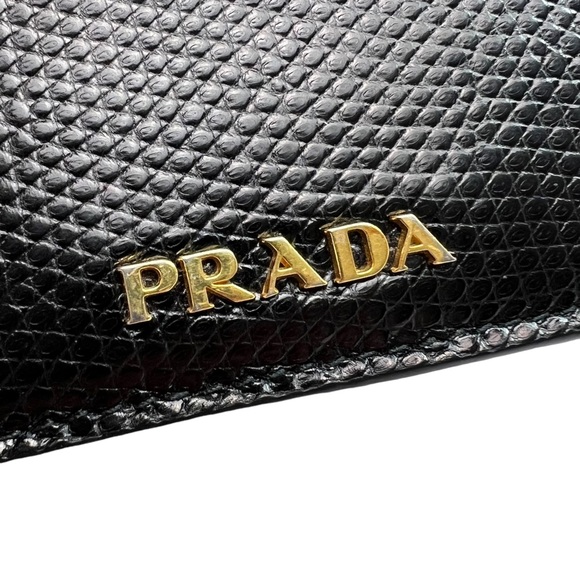 Prada Lizard Card Holder Wallet - Picture 6 of 8